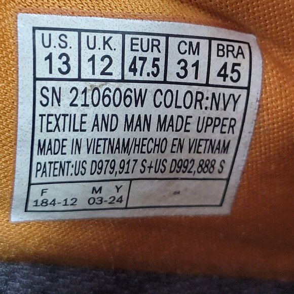 Skechers Slip Ins Shoes Mens Size 13 Delson 3.0 Roth Blue Sneaker Boat Style - Picture 11 of 11